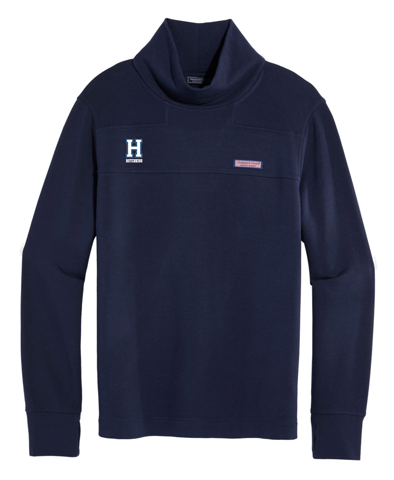 Vineyard Vines Womens Dreamcloth® Funnel-Neck Shep Shirt®
