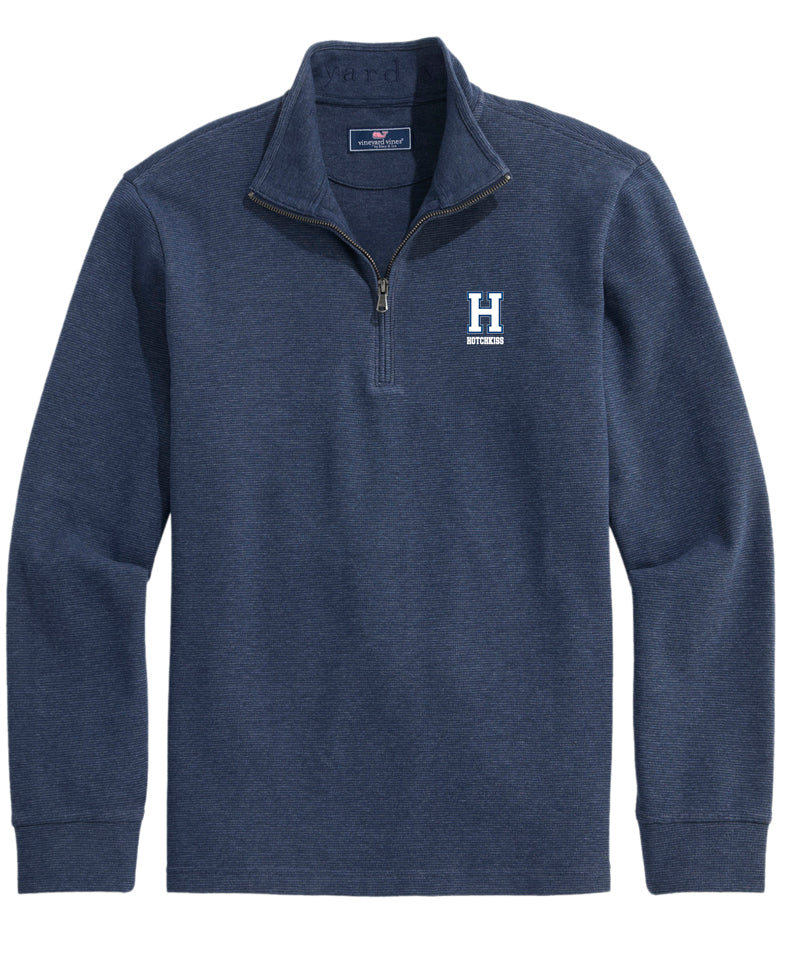 Vineyard Vines Mens Solid Saltwater Quarter-Zip