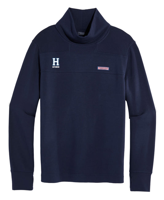 Vineyard Vines Womens Dreamcloth® Funnel-Neck Shep Shirt®